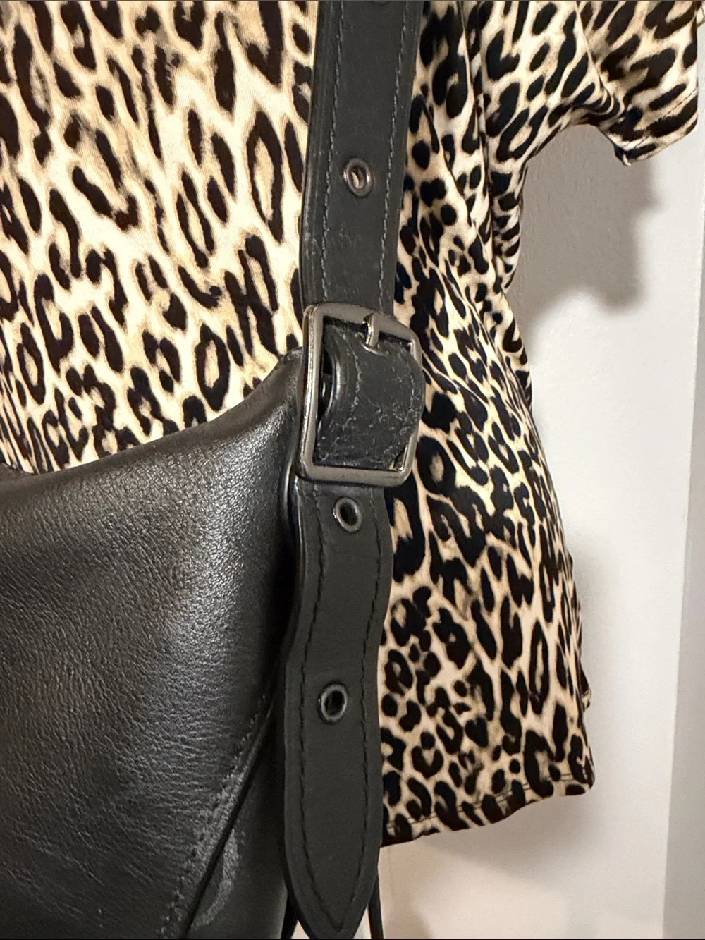 Coach Black Leather Shoulder Hobo Bag
